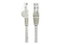 StarTech.com Câble Ethernet CAT6 1m - LSZH (Low Smoke Zero Halogen) - Cordon RJ45 UTP Anti-accrochage 10 GbE LAN - Câble Réseau Internet 650MHz 100W PoE - Gris - Snagless - 24AWG (N6LPATCH1MGR) - Cordon de raccordement - RJ-45 (M) pour RJ-45 (M) - 1 m - 6 mm - UTP - CAT 6 - sans crochet - gris N6LPATCH1MGR