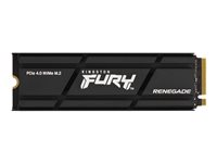 Kingston FURY Renegade - SSD - 4 To - interne - M.2 2280 - PCIe 4.0 x4 (NVMe) - dissipateur de chaleur intégré SFYRDK/4000G