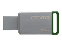 Kingston DataTraveler 50 - Clé USB - 16 Go - USB 3.1 - vert DT50/16GB