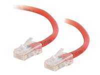 C2G Cat5e Non-Booted Unshielded (UTP) Network Crossover Patch Cable - Câble inverseur - RJ-45 (M) pour RJ-45 (M) - 1.5 m - UTP - CAT 5e - bloqué, uniboot - rouge 83333