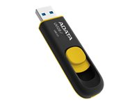 ADATA DashDrive UV128 - Clé USB - 16 Go - USB 3.0 - noir/jaune AUV128-16G-RBY