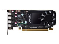 NVIDIA Quadro P600 - Carte graphique - Quadro P600 - 2 Go GDDR5 - PCIe 3.0 x16 profil bas - 4 x Mini DisplayPort - Pour la vente au détail VCQP600-PB