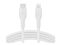 Belkin BOOST CHARGE - Câble Lightning - 24 pin USB-C mâle pour Lightning mâle - 1 m - blanc CAA009BT1MWH