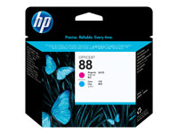 HP 88 - Cyan, magenta - tête d'impression - pour Officejet Pro K5400, K550, K8600, L7480, L7550, L7555, L7590, L7650, L7681, L7710, L7750 C9382A