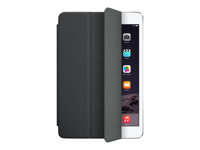 Apple Smart - Protection à rabat pour tablette - polyuréthane - noir - pour iPad mini; iPad mini 2; 3 MGNC2ZM/A