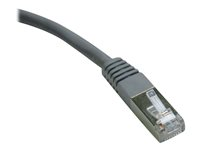 Tripp Lite 10ft Cat6 Gigabit Molded Shielded Patch Cable STP RJ45 M/M Gray 10' - Cordon de raccordement - RJ-45 (M) pour RJ-45 (M) - 3 m - STP - CAT 6 - moulé, bloqué - gris N125-010-GY