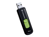 Transcend JetFlash 500 - Clé USB - 16 Go - USB 2.0 - vert TS16GJF500