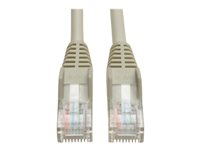 Tripp Lite 15ft Cat5e / Cat5 Snagless Molded Patch Cable RJ45 M/M Gray 15' - Cordon de raccordement - RJ-45 (M) pour RJ-45 (M) - 4.6 m - UTP - CAT 5e - démarré, sans crochet - gris N001-015-GY