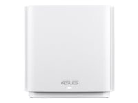 ASUS ZenWiFi AC (CT8) - Système Wi-Fi (2 routeurs) - jusqu'à 5400 pieds carrés - maillage - GigE - 802.11a/b/g/n/ac - Tri-bande 90IG04T0-MO3R80