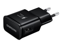 Samsung Travel Adapter EP-TA20 - Adaptateur secteur - 2 A (USB) - sur le câble : USB-C - noir EP-TA20EBECGWW