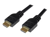 StarTech.com Câble HDMI haute vitesse actif Ultra HD 4k x 2k de 15m - Cordon HDMI vers HDMI CL2 pour installation murale - M/M - Noir - Câble HDMI - HDMI (M) pour HDMI (M) - 15 m - double blindage - noir HDMM15MA