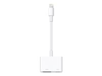 Apple Lightning Digital AV Adapter - Câble Lightning - Lightning mâle pour HDMI, Lightning femelle MD826ZM/A