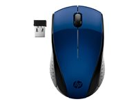 HP 220 - Souris - 3 boutons - sans fil - 2.4 GHz - récepteur sans fil USB - bleu - CTO - pour HP 27; ENVY 13, 17, 32, TE01; Laptop 14, 15, 17; Pavilion 14, 15; Pavilion x360 Laptop 7KX11AA#ABB