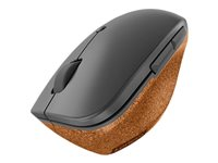 Lenovo Go - Souris - ergonomique - pour droitiers - bleu optique - 6 boutons - sans fil - 2.4 GHz - récepteur sans fil USB - gris, Liège - Pour la vente au détail GY51C33980