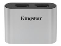 Kingston Workflow - Lecteur de carte (microSDHC UHS-I, microSDHC UHS-II, microSDXC UHS-I, microSDXC UHS-II) - USB-C 3.2 Gen 1 WFS-SDC