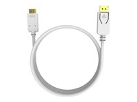 Vision Professional - Câble adaptateur - DisplayPort (M) pour HDMI (M) - 2 m - support 4K - blanc TC 2MDPHDMI4K