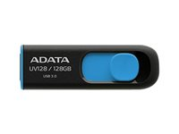 ADATA DashDrive UV128 - Clé USB - 128 Go - USB 3.0 - noir, bleu AUV128-128G-RBE