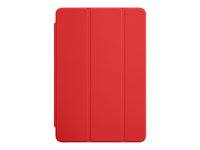 Apple Smart (PRODUCT) RED - Protection d'écran pour tablette - polyuréthane - rouge - pour iPad mini 4 MKLY2ZM/A