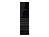 WD My Book WDBBGB0180HBK - Disque dur - chiffré - 18 To - externe (de bureau) - USB 3.0 - AES 256 bits - noir WDBBGB0180HBK-EESN