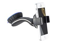 Support voiture monobloc pour smartphone - Fixation renforc?sur pare-brise ou tableau de bord par ventouse avec verrouillage rotatif - par ventouse avec verrouillage rotatif - Emplacement smartphone ajustable 48-88mm - Orientation r?able DY-DU4388