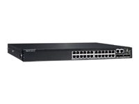 Dell PowerSwitch N2224X-ON - Commutateur - C3 - Géré - 24 x 10/100/1000/2.5G + 4 x 25 Gigabits SFP28 - flux d'air de l'avant vers l'arrière - Montable sur rack - CAMPUS Smart Value 210-ASPJ