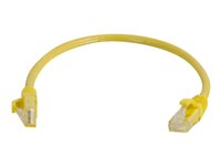 C2G Cat6 Booted Unshielded (UTP) Network Patch Cable - Cordon de raccordement - RJ-45 (M) pour RJ-45 (M) - 1 m - UTP - CAT 6 - moulé, sans crochet, bloqué - jaune 83466