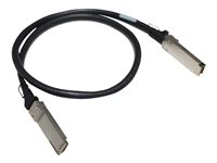 HPE Copper Cable - Câble d'attache directe 100GBase - QSFP28 (M) pour QSFP28 (M) - 1 m - SFF-8665 845404-B21