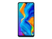 Huawei P30 lite New Edition - 4G smartphone - double SIM - RAM 6 Go / Mémoire interne 256 Go - microSD slot - Écran LCD - 6.15" - 2312 x 1080 pixels - 3 x caméras arrière 48 MP, 8 MP, 2 MP - front camera 32 MP - bleu paon 51094WQB