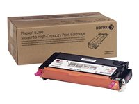 Xerox Phaser 6280 - Haute capacité - magenta - original - cartouche de toner - pour Phaser 6280/YN, 6280DN, 6280N 106R01393