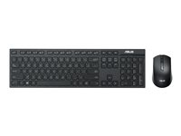 ASUS W2500 - Ensemble clavier et souris - sans fil - 2.4 GHz - noir 90XB0440-BKM0A0