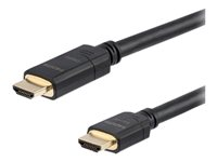 StarTech.com Cable HDMI haute vitesse actif de 24,3 m - Cordon HDMI vers HDMI - M/M - Ultra HD 4K x 2K - 1080p - Câble HDMI - HDMI (M) pour HDMI (M) - 24.4 m - blindé - noir - pour P/N: HDMIPLATE HDMIMM80AC
