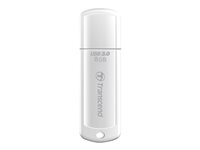 Transcend JetFlash 730 - Clé USB - 8 Go - USB 3.0 - blanc TS8GJF730