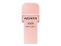 ADATA i-Memory AI920 - Clé USB - 32 Go - USB 3.1 / Lightning - rose gold AAI920-32G-CRG