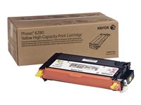 Xerox Phaser 6280 - Haute capacité - jaune - original - cartouche de toner - pour Phaser 6280/YN, 6280DN, 6280N 106R01394