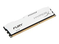 HyperX FURY - DDR3 - module - 4 Go - DIMM 240 broches - 1333 MHz / PC3-10600 - CL9 - 1.5 V - mémoire sans tampon - non ECC - blanc HX313C9FW/4