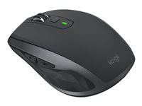 Logitech MX Anywhere 2S - Souris - laser - 7 boutons - sans fil - Bluetooth, 2.4 GHz - récepteur sans fil USB - graphite 910-006211