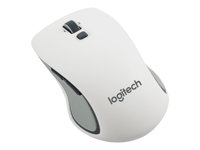Logitech M560 - Souris - droitiers et gauchers - sans fil - récepteur sans fil USB - blanc 910-003913