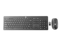 HP Slim - Ensemble clavier et souris - sans fil - 2.4 GHz - Français - pour Elite Mobile Thin Client mt645 G7; EliteBook 830 G6; Pro Mobile Thin Client mt440 G3 T6L04AA#ABF