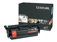 Lexmark - À rendement extrêmement élevé - noir - original - cartouche de toner LCCP - pour Lexmark X654de, X656de, X656dte, X658de, X658dfe, X658dme, X658dte, X658dtfe, X658dtme X654X21E