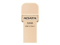 ADATA i-Memory AI920 - Clé USB - 32 Go - USB 3.1 / Lightning - or AAI920-32G-CGD