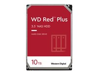 WD Red Plus NAS Hard Drive WD100EFAX - Disque dur - 10 To - interne - 3.5" - SATA 6Gb/s - 5400 tours/min - mémoire tampon : 256 Mo WD100EFAX