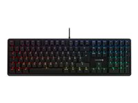 CHERRY G80-3000N RGB - Clavier - rétroéclairé - USB - Français - commutateur : CHERRY MX Silent Red - noir G80-3838LWBFR-2