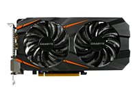 Gigabyte GeForce GTX 1060 WINDFORCE OC 3G - Carte graphique - GF GTX 1060 - 3 Go GDDR5 - PCIe 3.0 x16 - 2 x DVI, HDMI, DisplayPort GV-N1060WF2OC-3GD